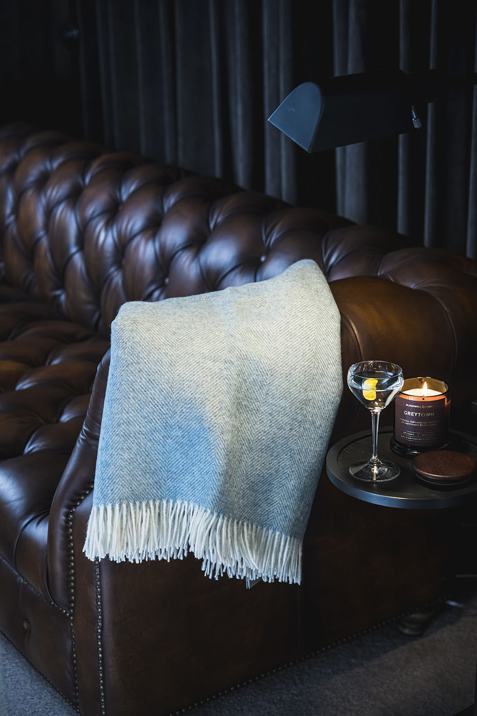 Throw Blanket - Bronte by Moon - New Aqua