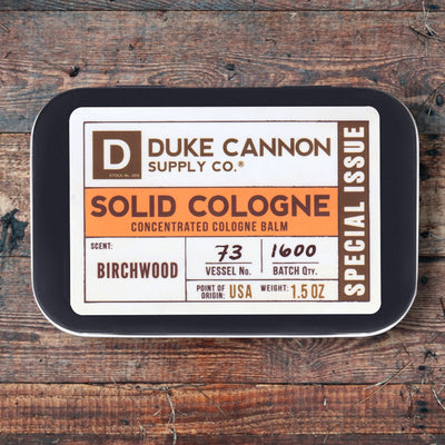 Duke Cannon Solid Cologne - Birchwood