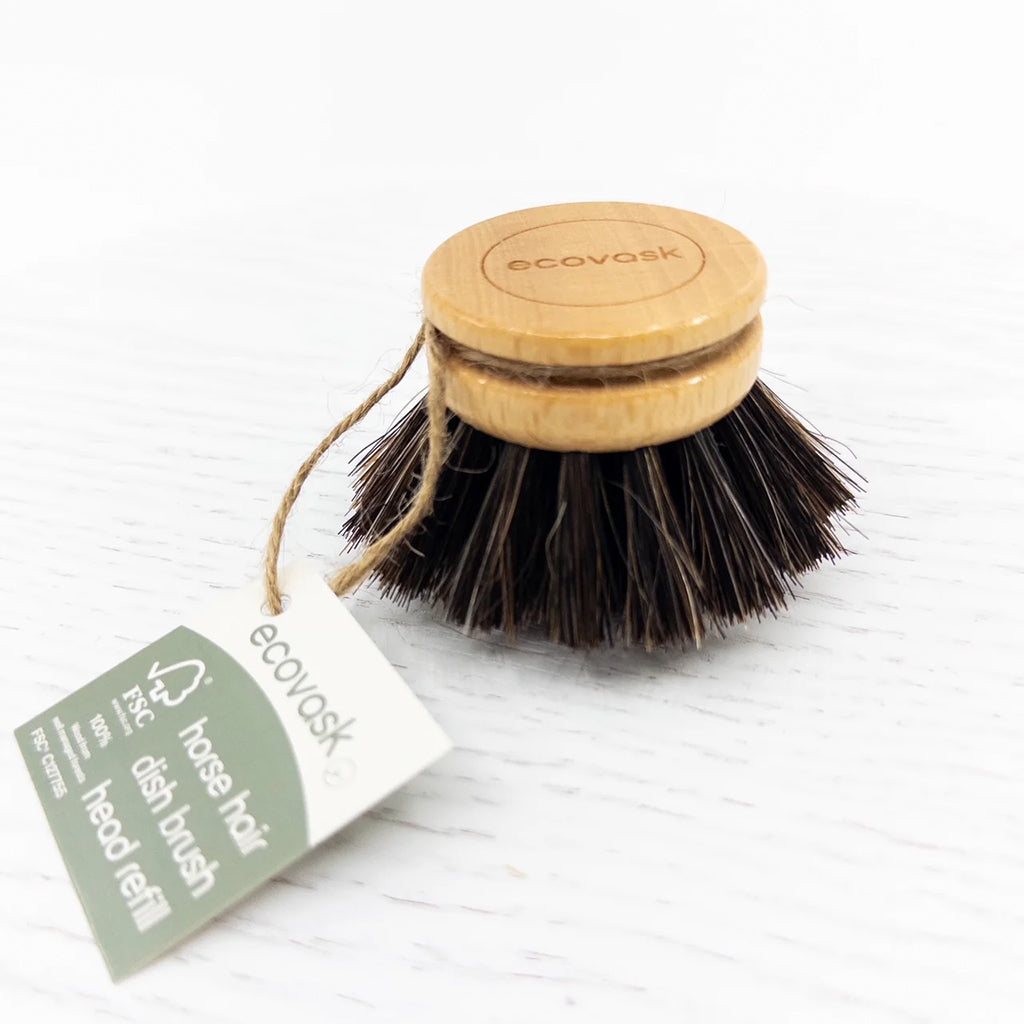 Ecovask Dish Brush Horse Hair Refill