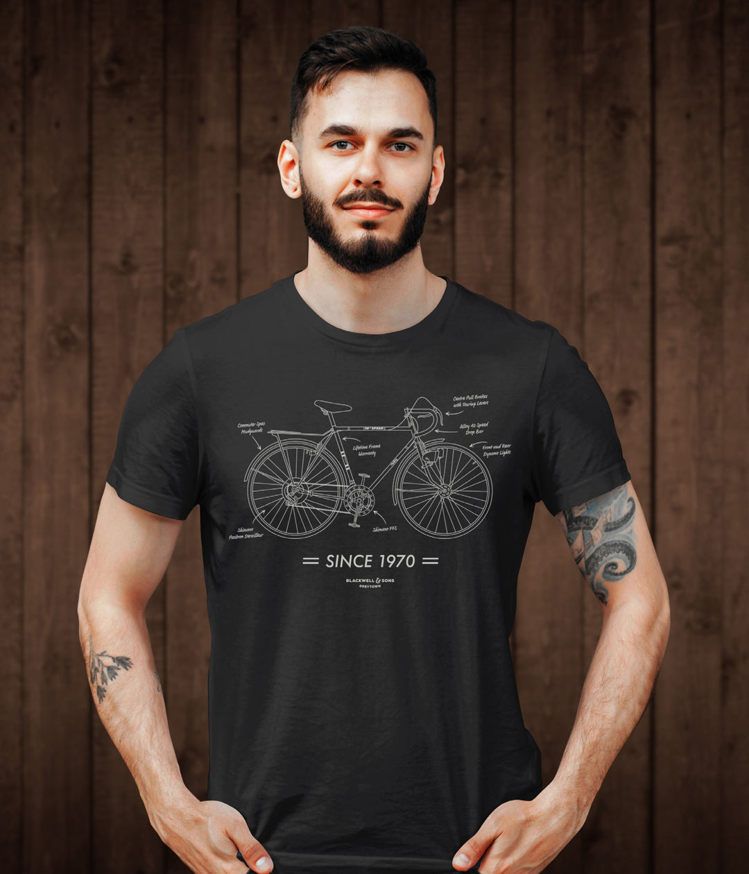 Healing 10 Speed Tee Shirt - Coal NEW
