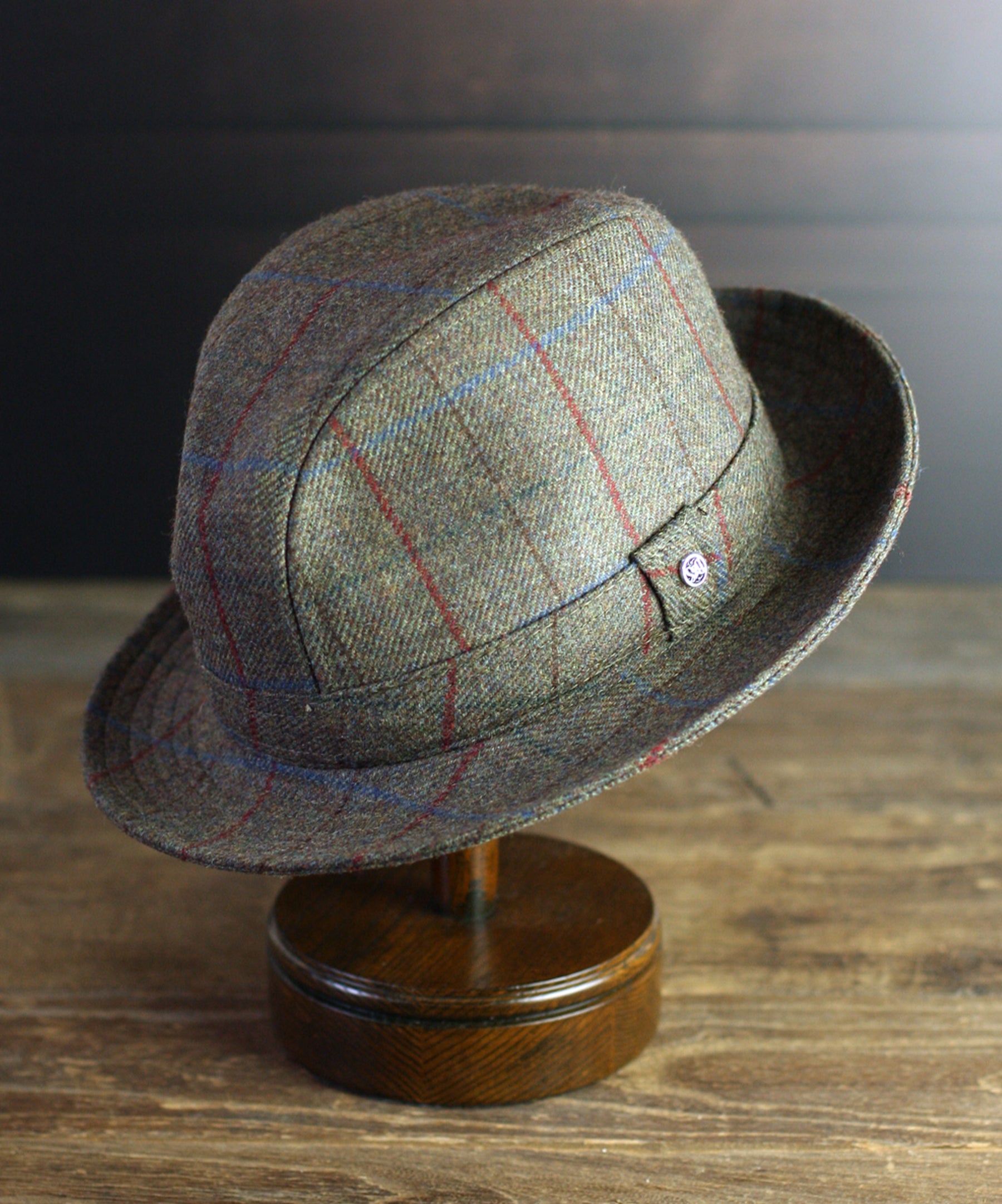 Hills Hats Traditional Trilby Bingley Olive S