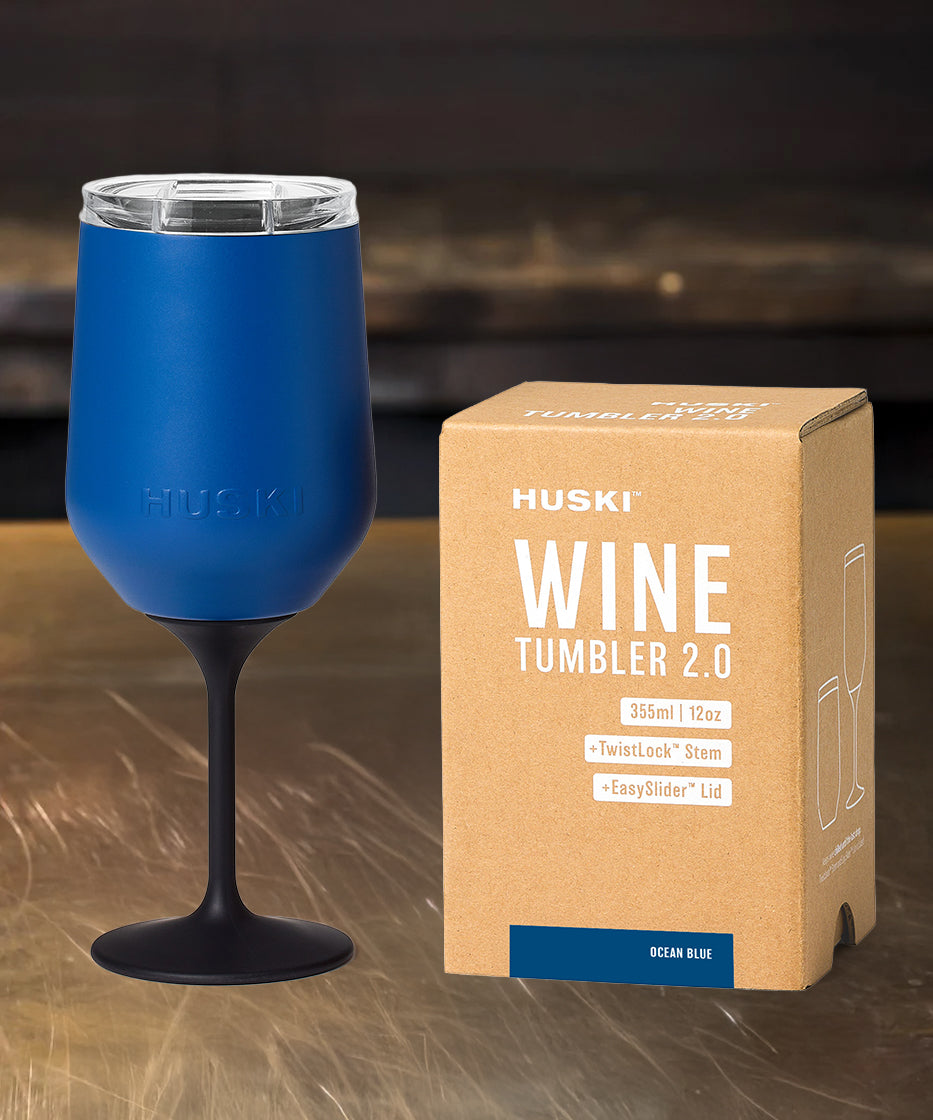 Huski Wine Tumbler 2.0 - Ocean Blue
