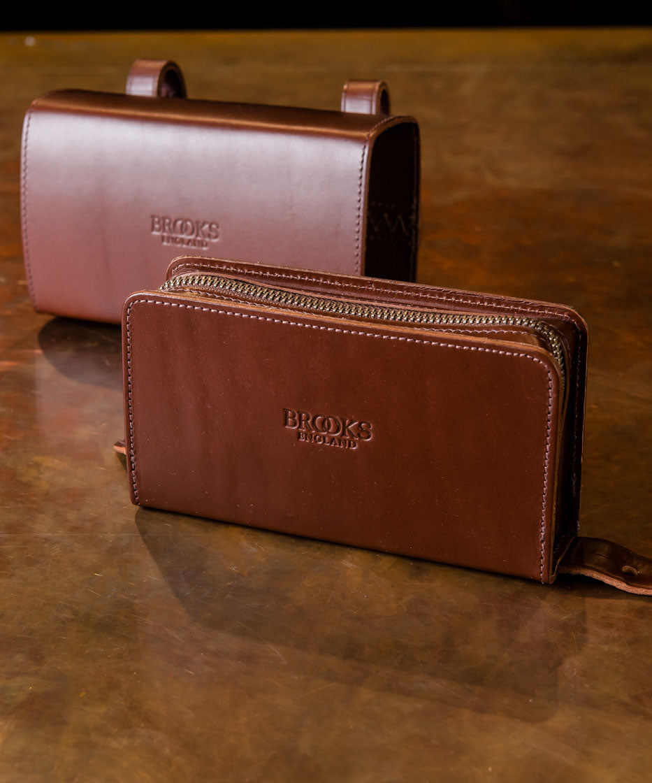 Brooks D-Shaped Tool Bag - Dark Tan – Blackwell & Sons
