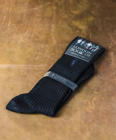 Ebony Black - By London Sock Company