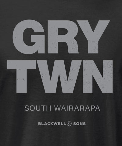 Greytown Patriot GRYTWN Tee Shirt - Black NEW
