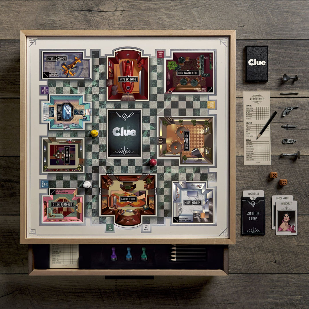 Clue (Cluedo) Maple Luxe Edition