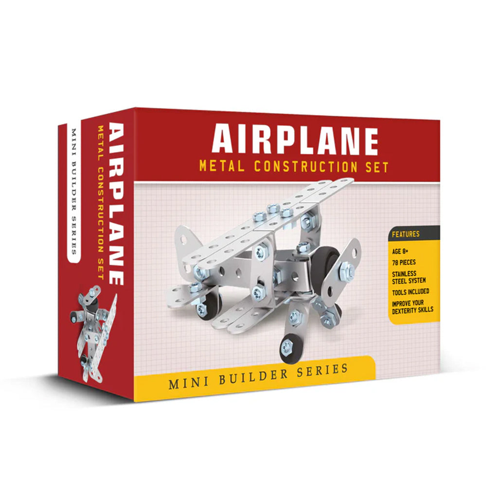 Airplane Mini Builder Metal Construction Set