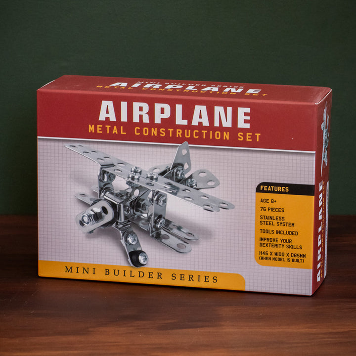 Airplane Mini Builder Metal Construction Set