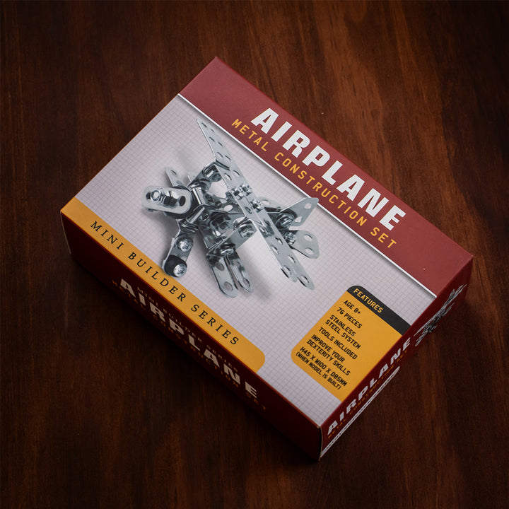 Airplane Mini Builder Metal Construction Set