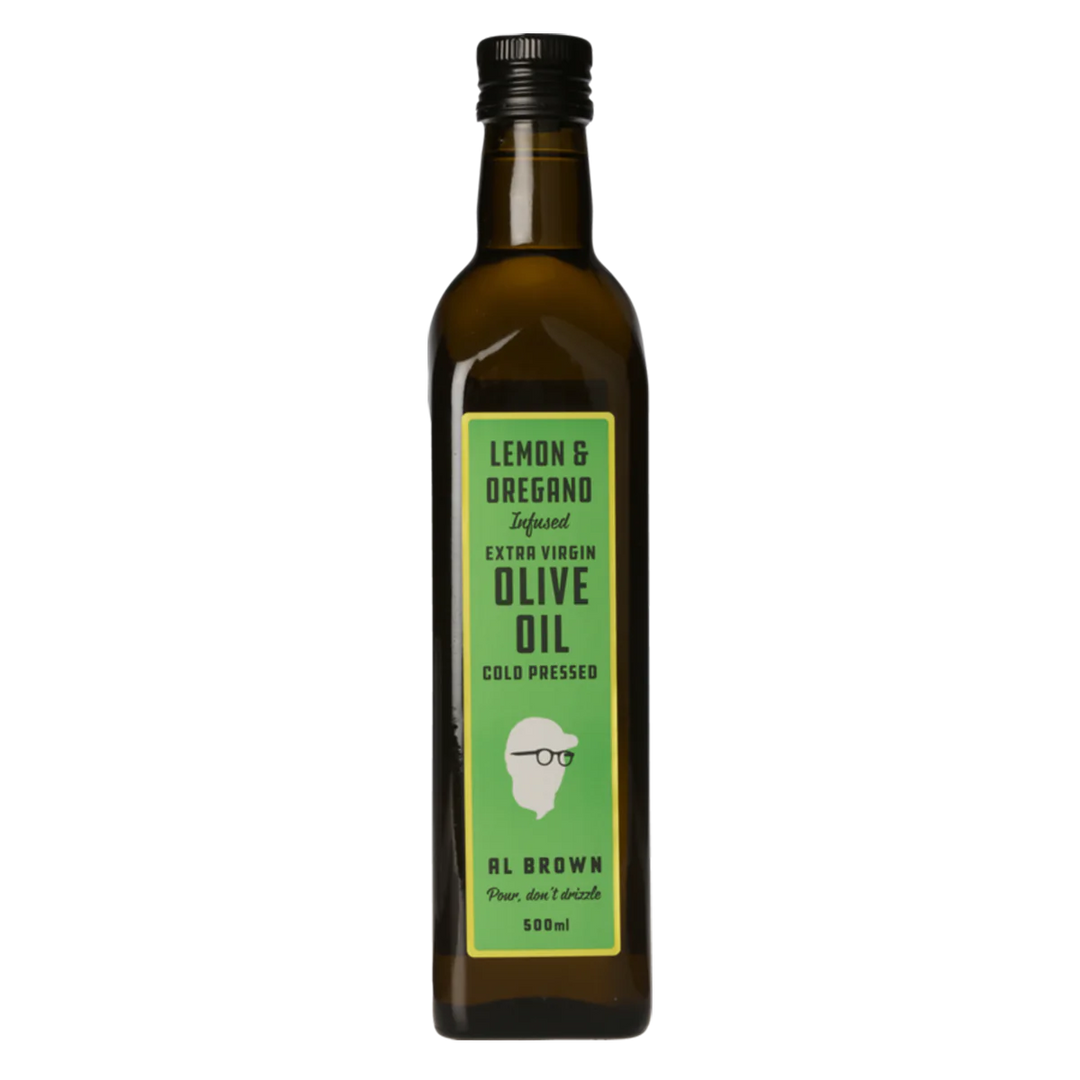 Al Brown Infused Olive Oil Lemon and Oregano - 500ml