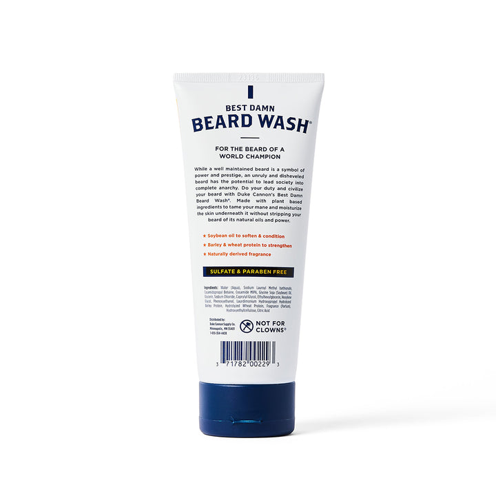 Duke Cannon Best Damn Beard Wash - Citrus