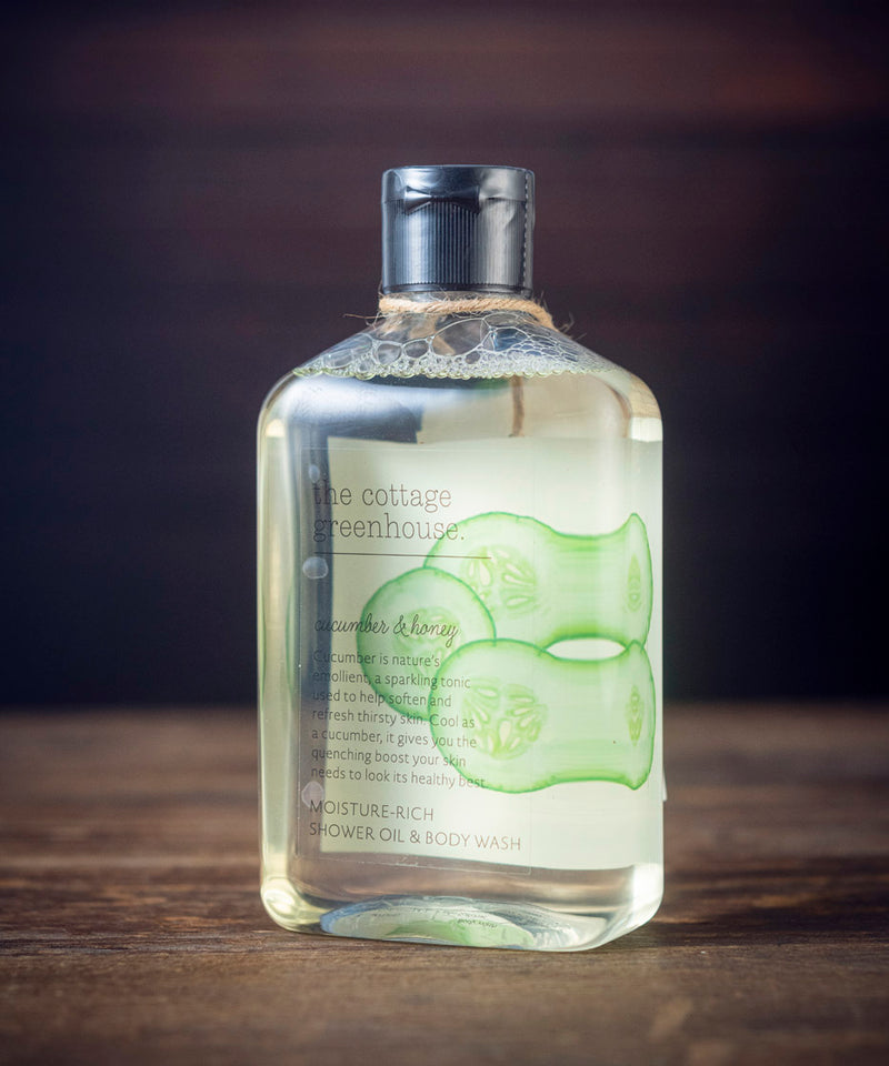 Cottage Greenhouse Body Wash - Cucumber and Honey 340ml