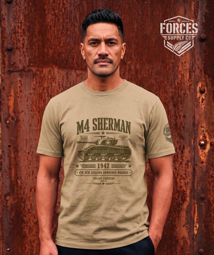 M4 Sherman Tee Shirt - Khaki