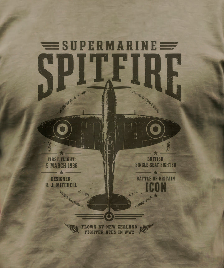 Spitfire Tee Shirt - Eucalyptus