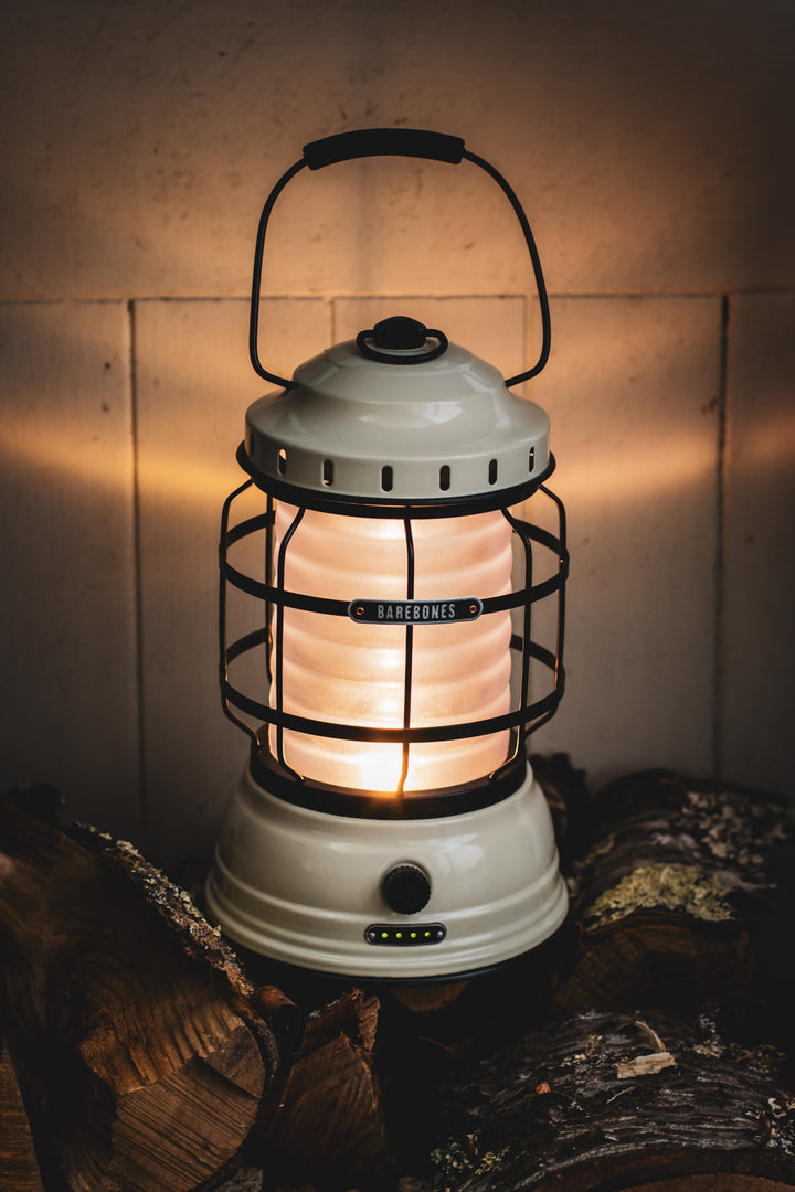 Barebones Forest Lantern - Vintage White