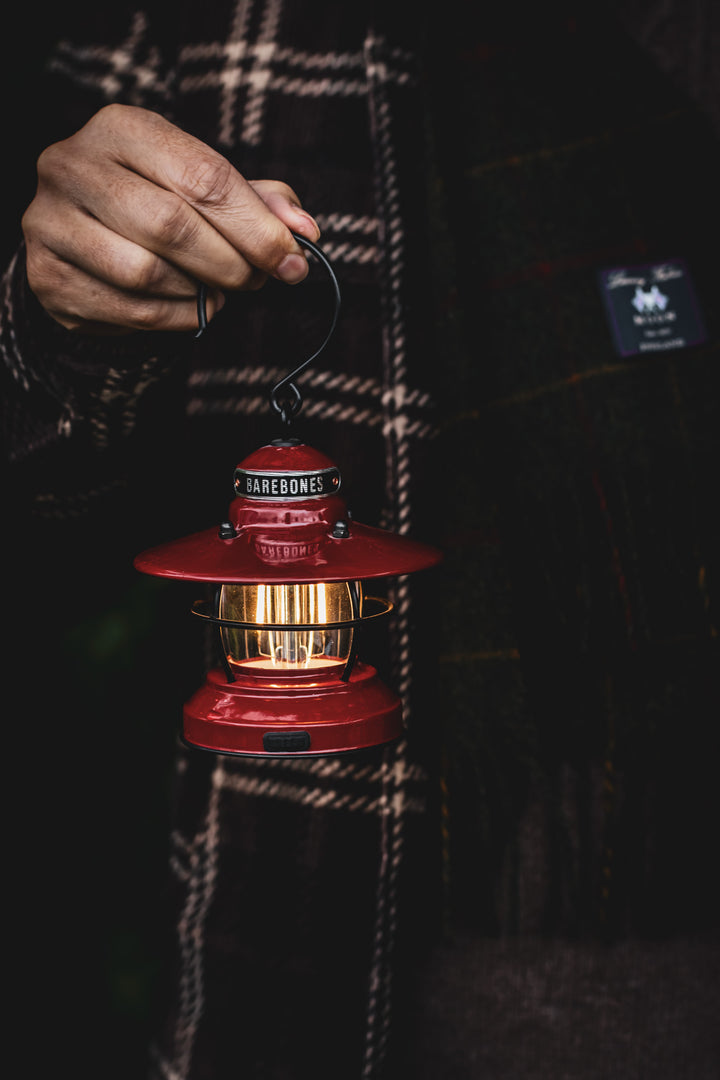 Barebones Edison Mini Lantern - Red