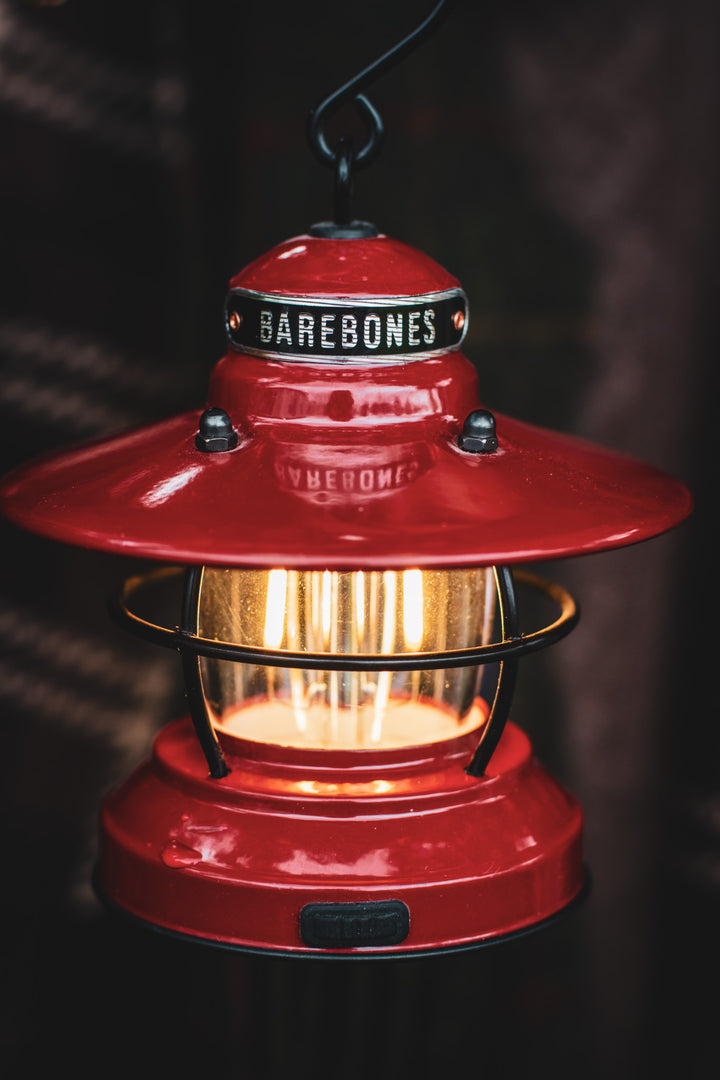 Barebones Edison Mini Lantern - Red