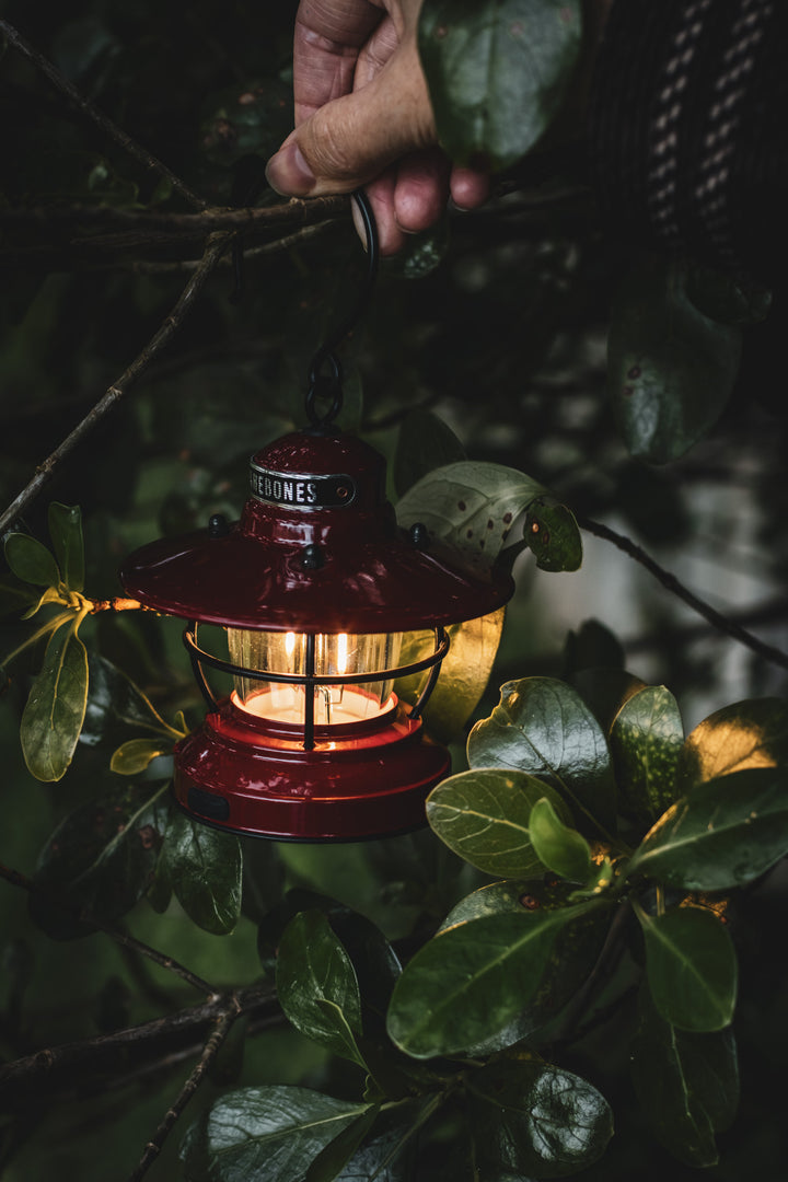 Barebones Edison Mini Lantern - Red