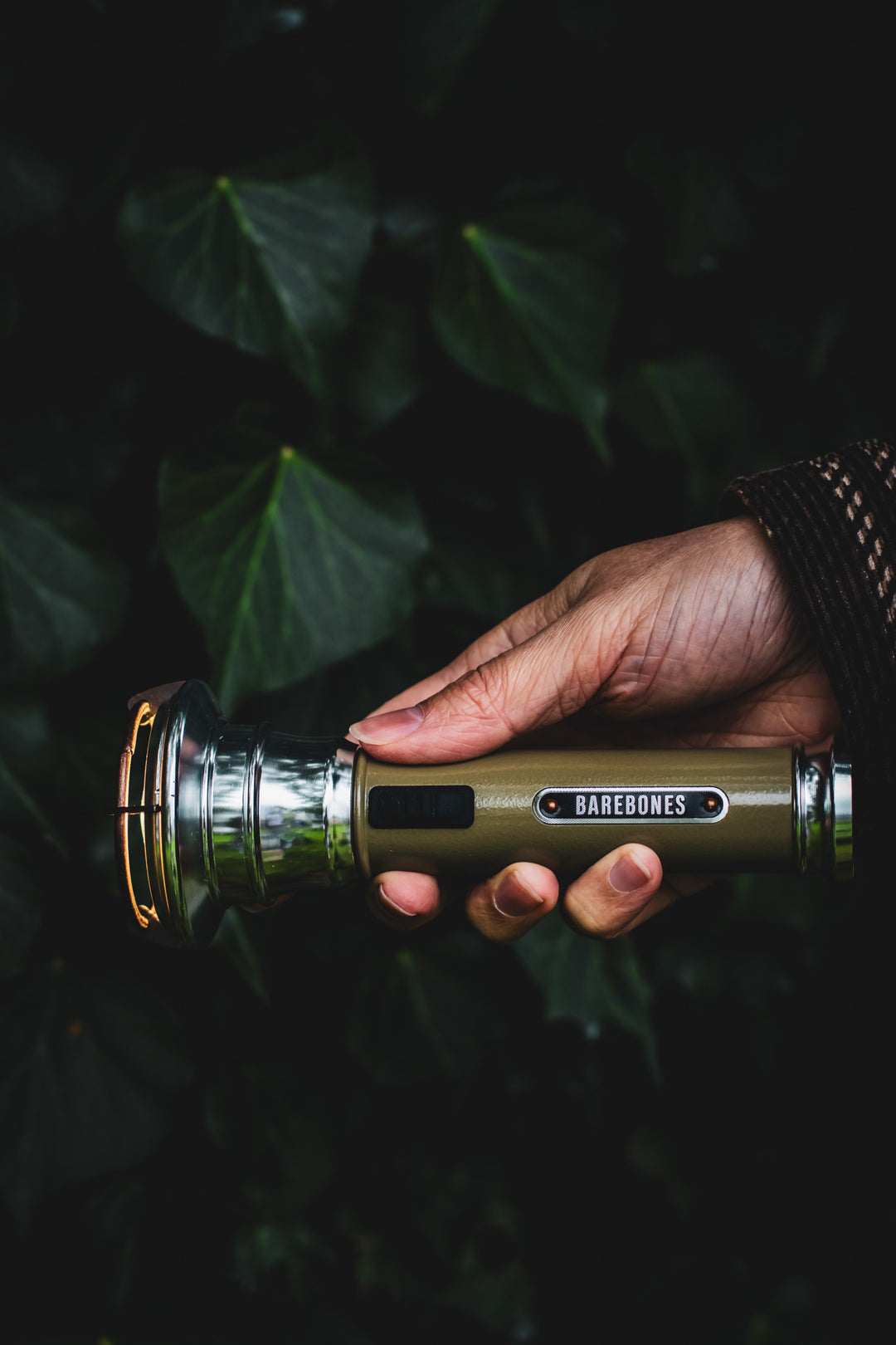 Barebones Vintage Flashlight - Olive