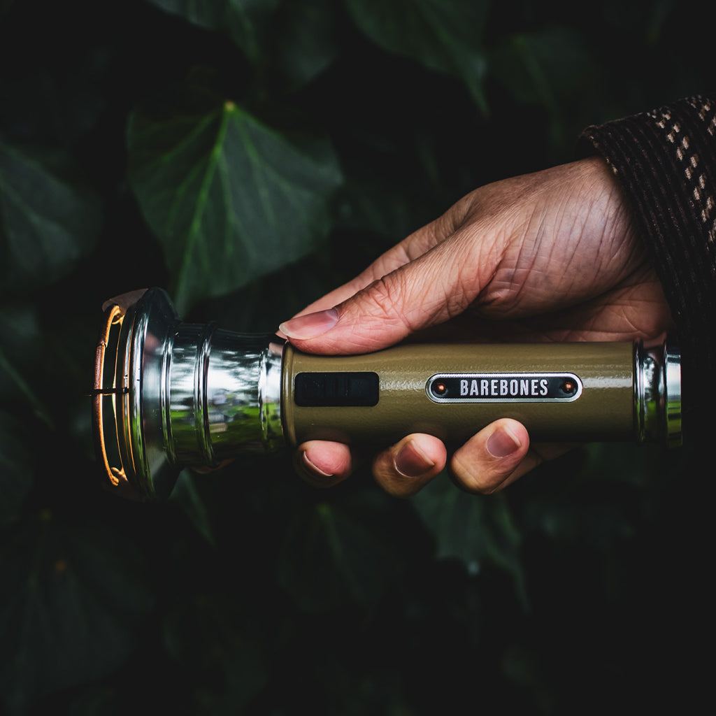 Barebones Vintage Flashlight - Olive