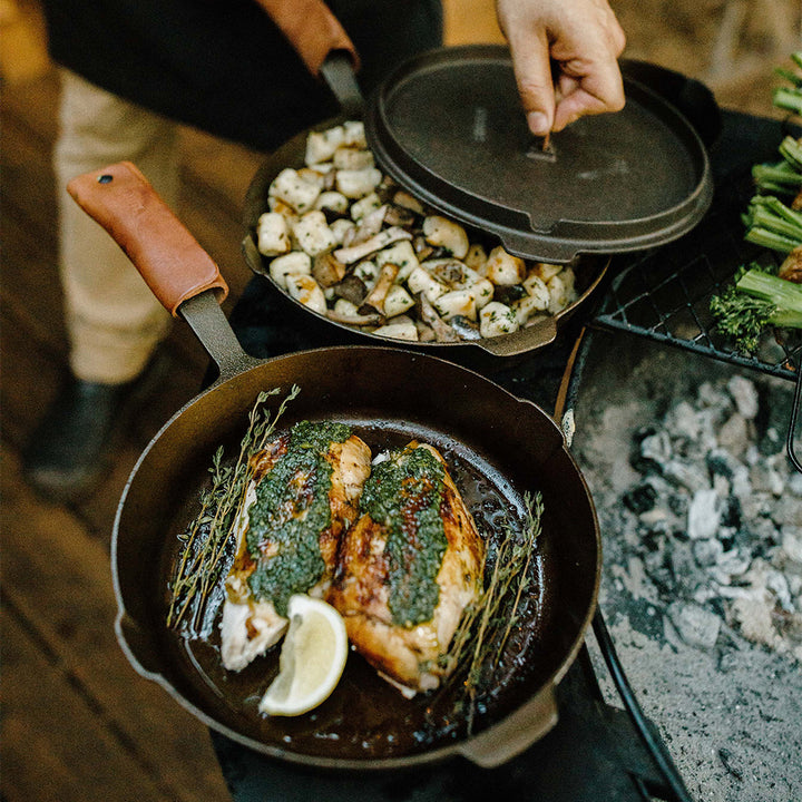 Barebones All-In-One Cast Iron Skillet - 25cm / 10"