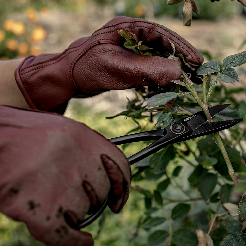 Barebones Classic Work Gloves - Cognac - Small/Medium