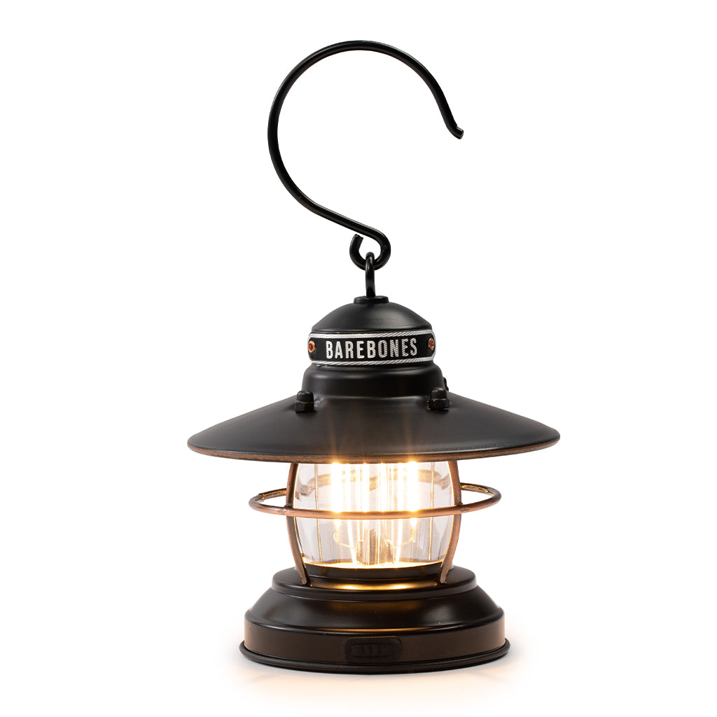 Barebones Edison Mini Lantern - Antique Bronze