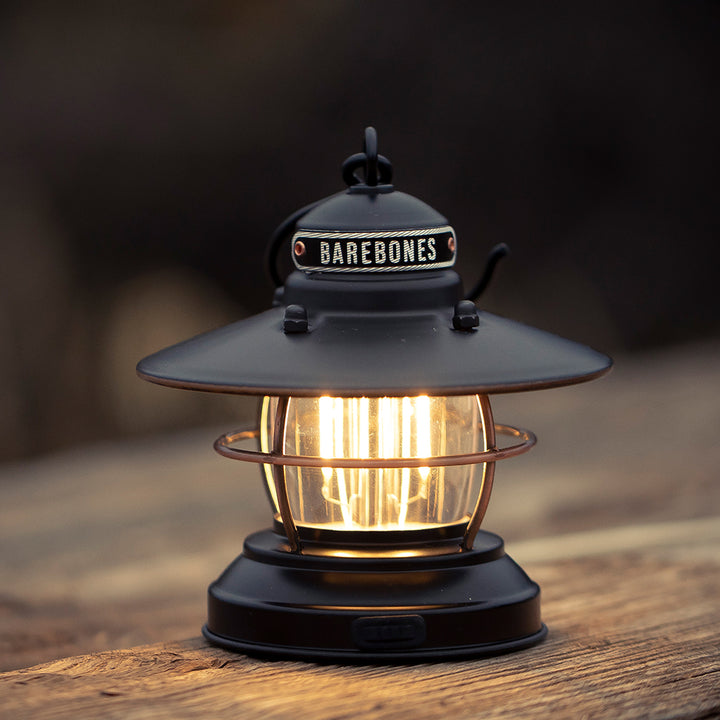 Barebones Edison Mini Lantern - Antique Bronze