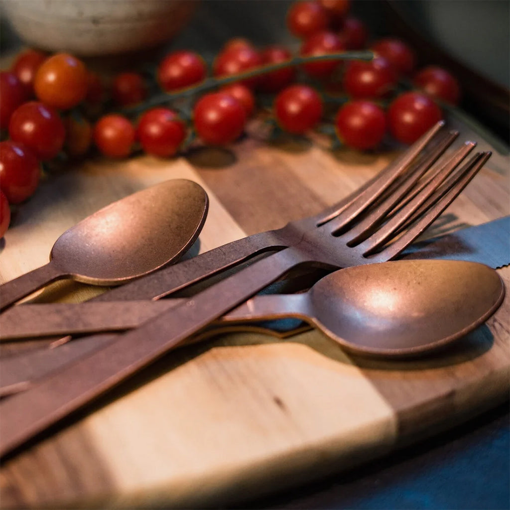 Barebones Flatware Set - Copper