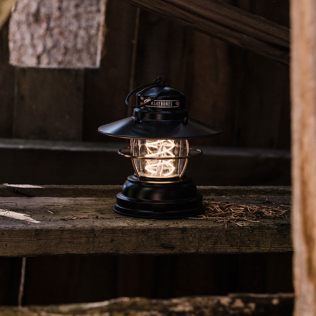 Barebones Outpost Lantern - Antique Bronze