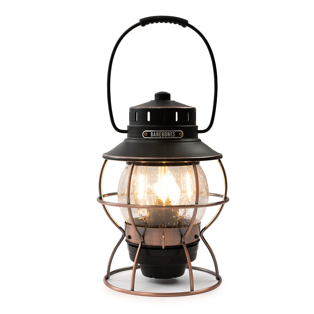 Barebones Railroad Lantern - Antique Bronze