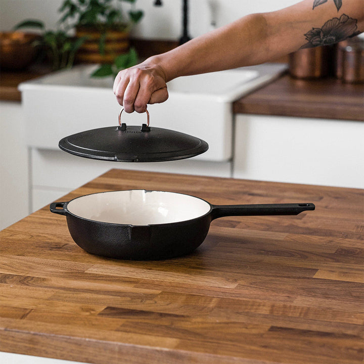 Barebones Skillet - 25cm / 10" (Vintage White)