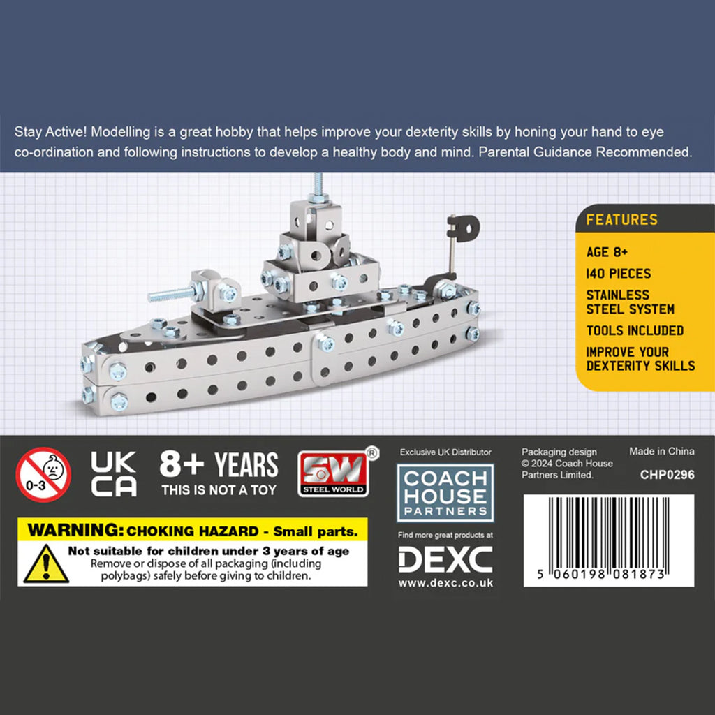 Battleship Mini Builder Metal Construction Set