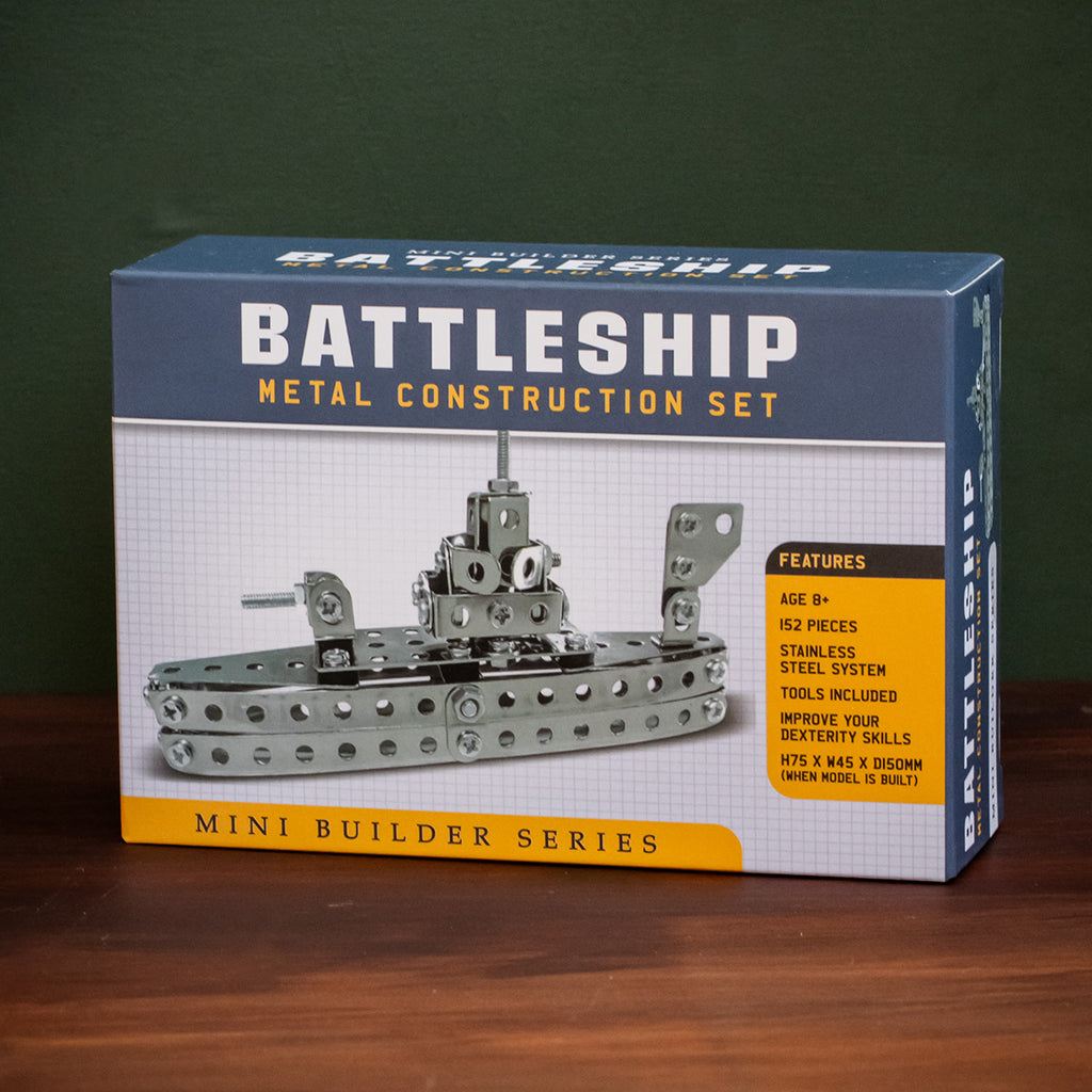 Battleship Mini Builder Metal Construction Set