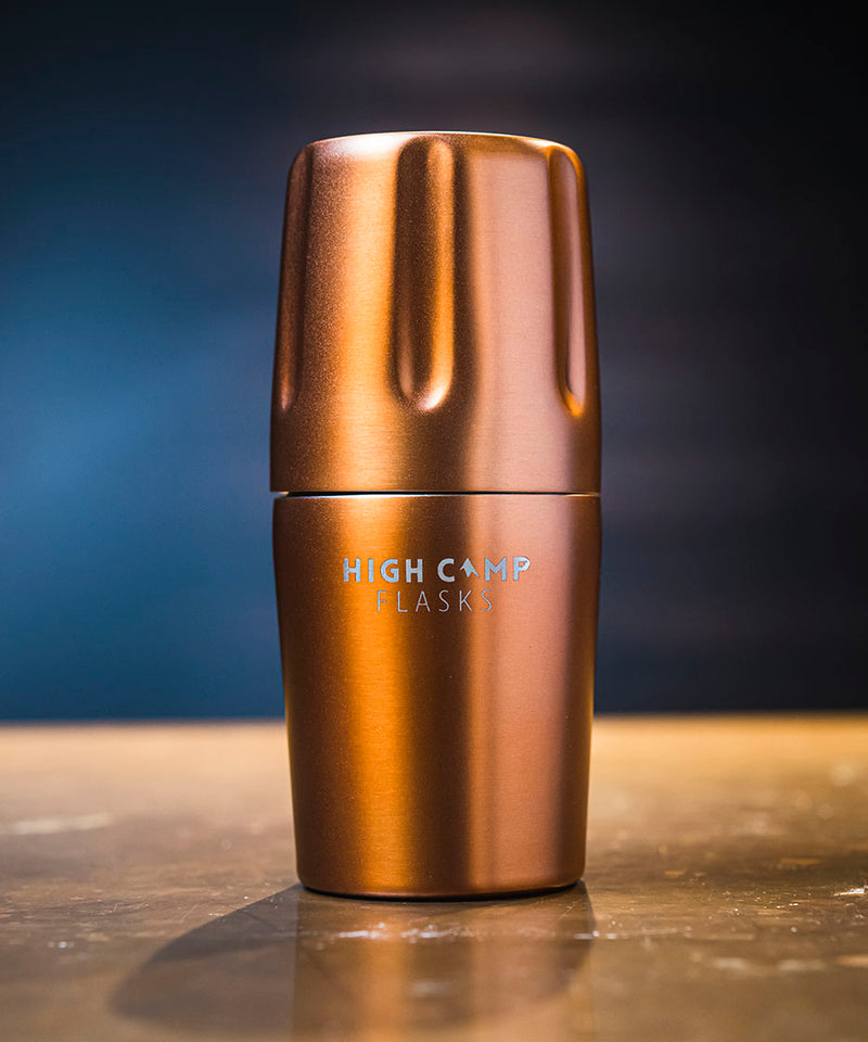 High Camp Firelight Flask 375ml - Copper