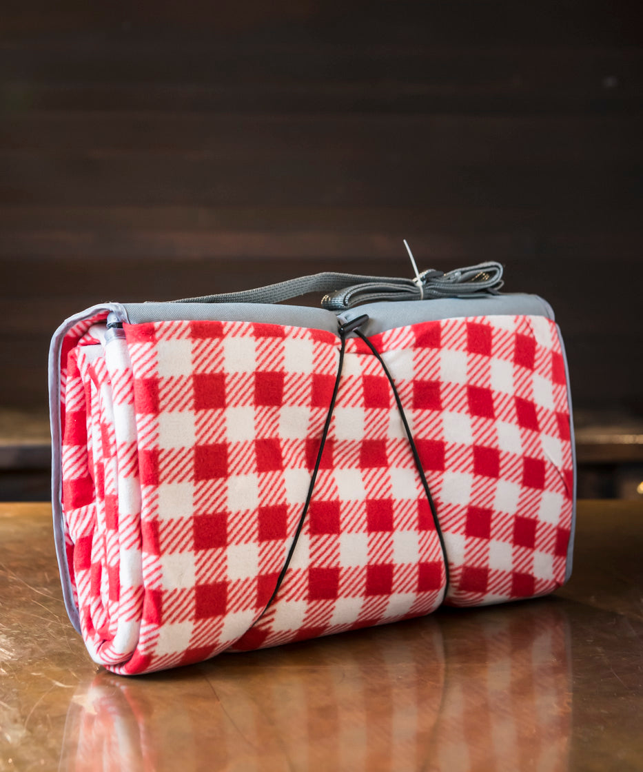 Blanket Tote XL - Red and White Gingham - 2m x 1.8m