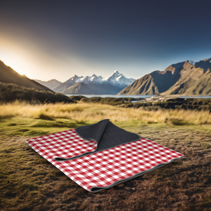 Blanket Tote XL - Red and White Gingham - 2m x 1.8m