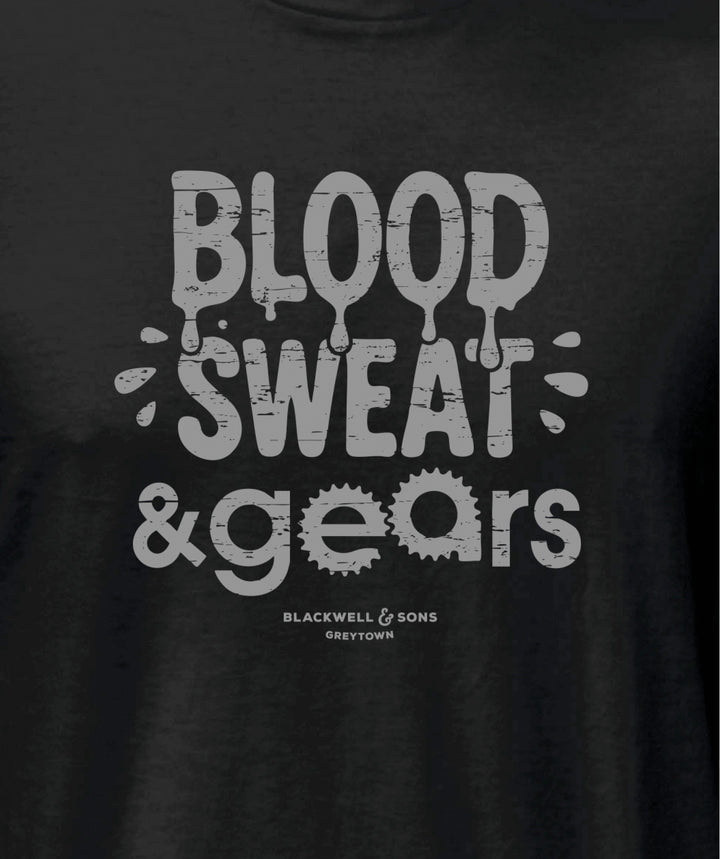 Blood, Sweat & Gears Tee Shirt - Black