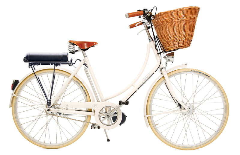 Pashley Britannia with Electric Assist - Old English White