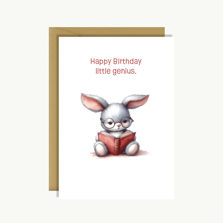 Happy Birthday Card - Happy birthday little genius