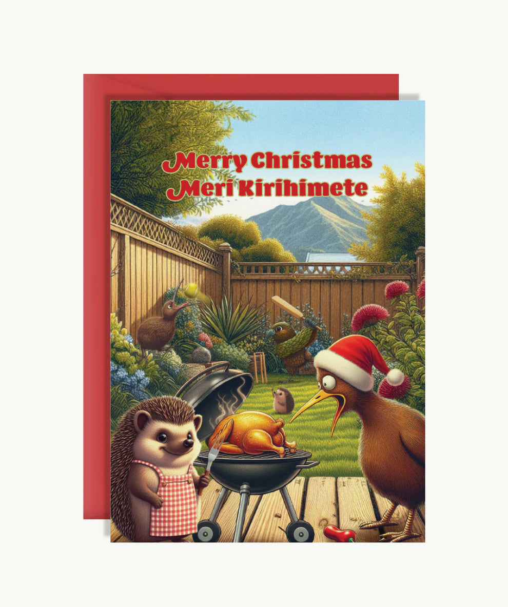 Christmas Card - Merry Christmas, Meri Kirihimete