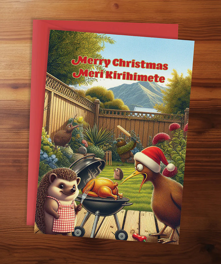 Christmas Card - Merry Christmas, Meri Kirihimete