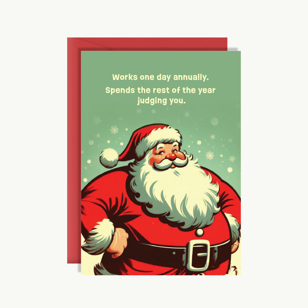 Christmas Card - Works one day annually