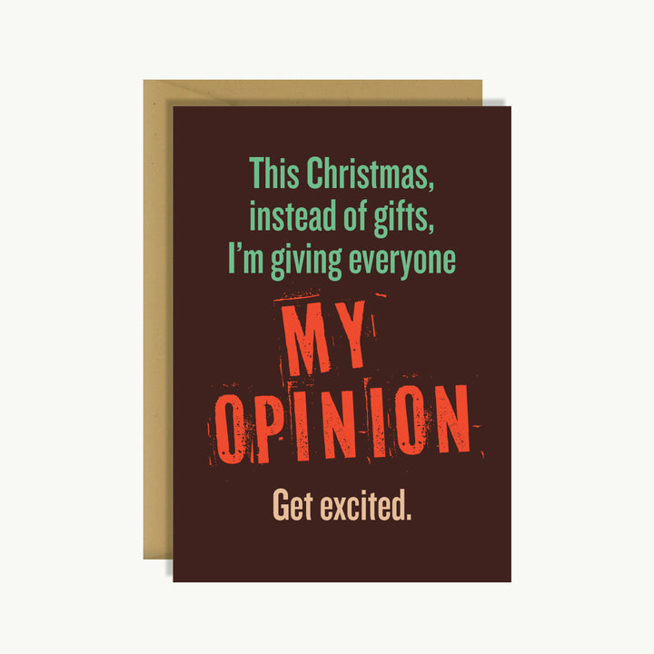 Christmas Card - My opinion