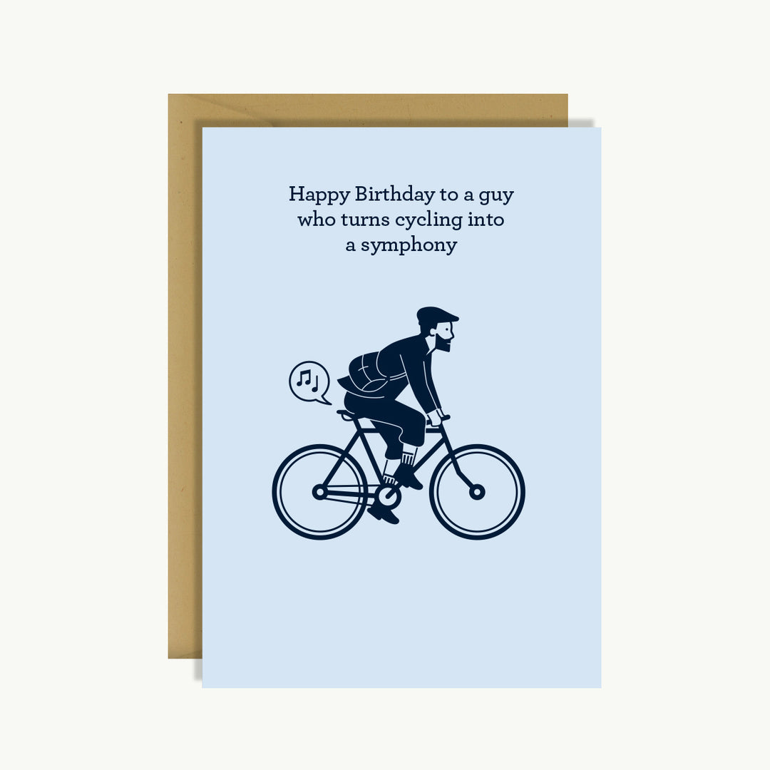 happy birthday mountainbike Happy Birthday Card