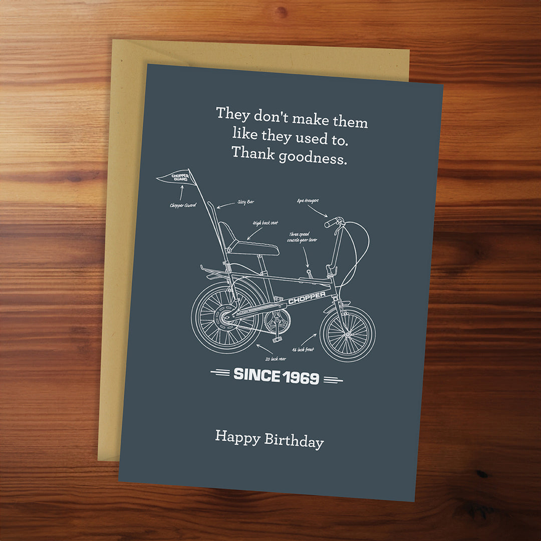 Happy Birthday Card - They don't make them like they used to