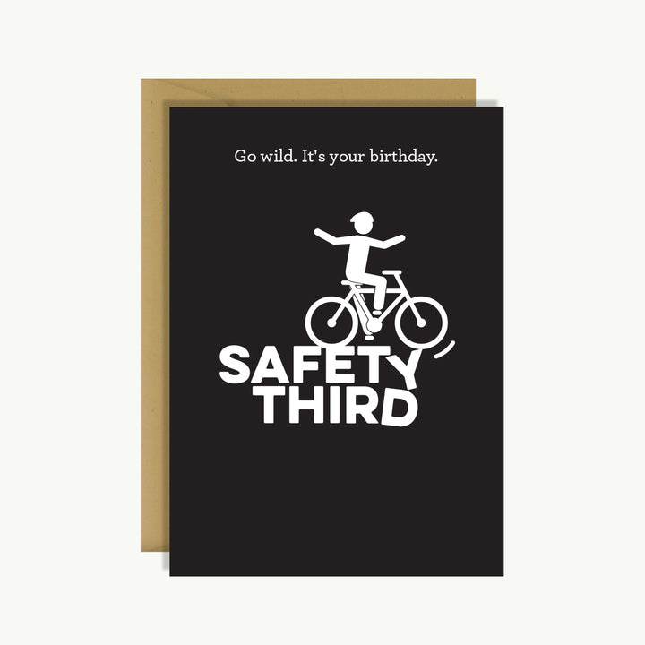 Happy Birthday Card - Safety third