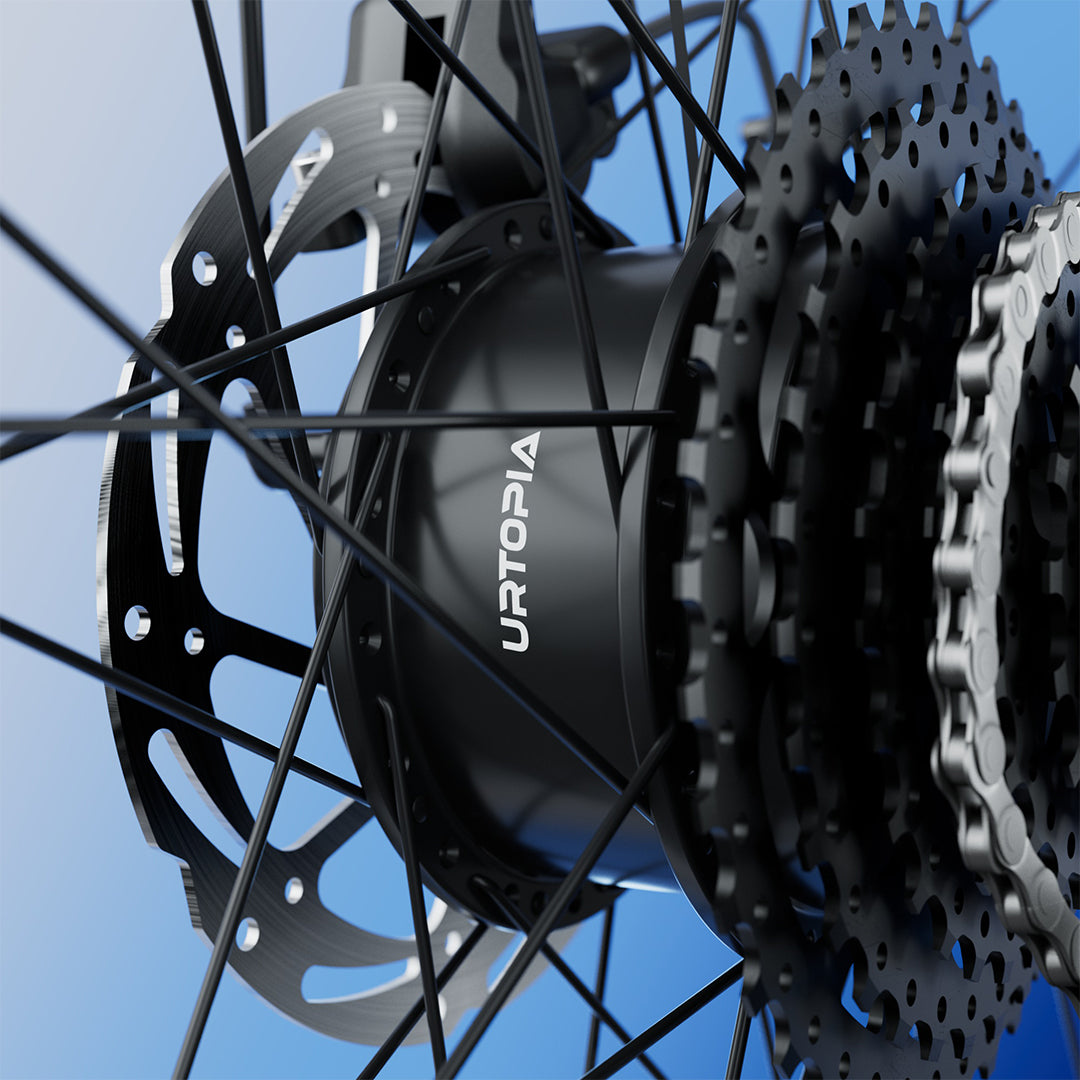 Carbon Classic Step Thru by Urtopia - Glacier Blue