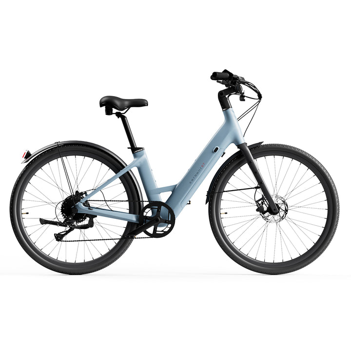 Carbon Classic Step Thru by Urtopia - Glacier Blue