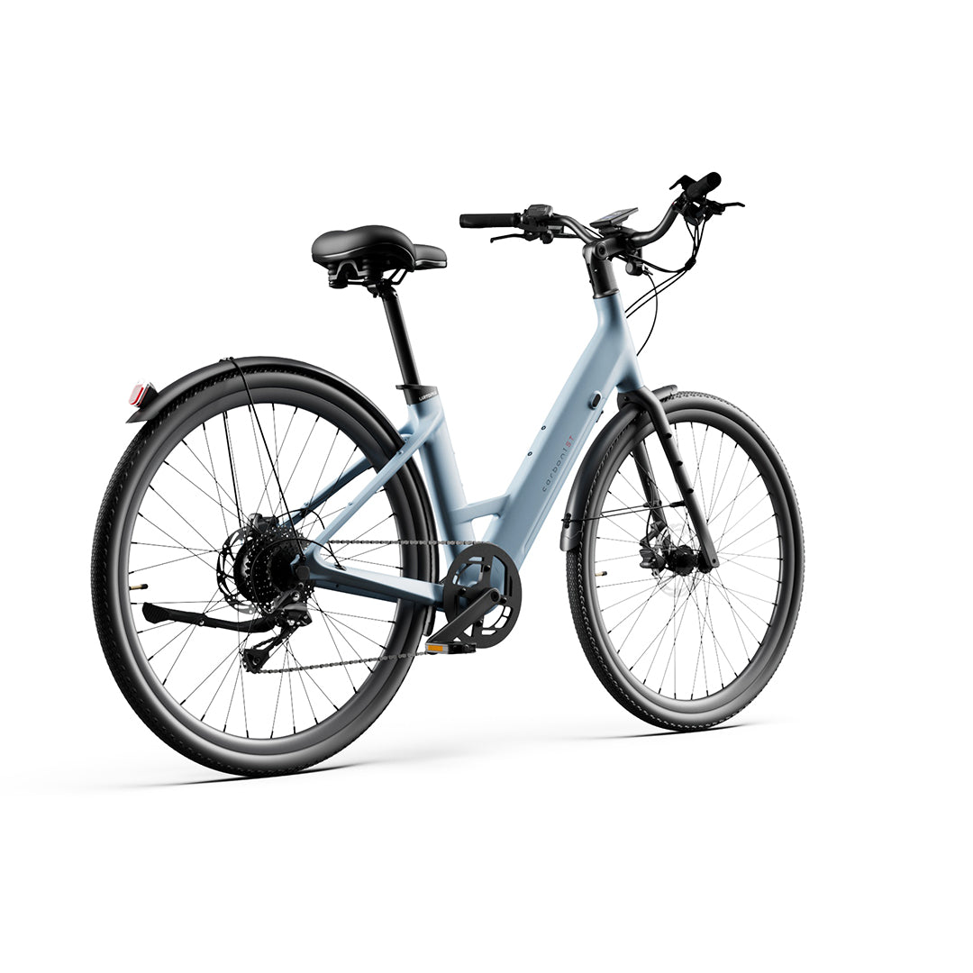 Carbon Classic Step Thru by Urtopia - Glacier Blue